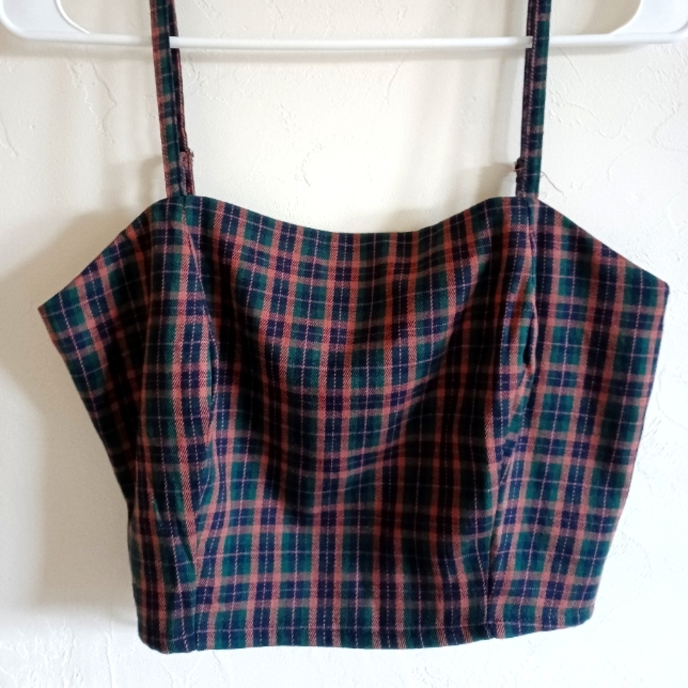 Plaid aeropostal tank top
